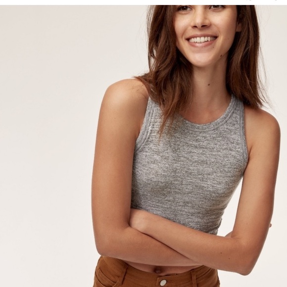 Bright Red Aritzia Winberg Crop Tank - Picture 4 of 4